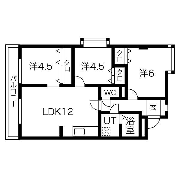 レジデンス城下 ｜愛知県名古屋市天白区原4丁目(賃貸マンション3LDK・4階・56.50㎡)の写真 その2