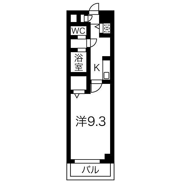 アビタシオンサクラ ｜愛知県名古屋市昭和区桜山町1丁目(賃貸マンション1K・3階・30.90㎡)の写真 その2