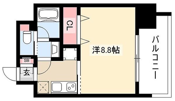 ルーエ池下 ｜愛知県名古屋市千種区池下1丁目(賃貸マンション1K・5階・29.14㎡)の写真 その2