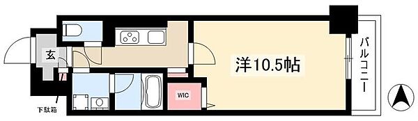 フレール上前津 ｜愛知県名古屋市中区千代田3丁目(賃貸マンション1K・5階・34.82㎡)の写真 その2