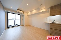 ザ・パークハビオ名古屋松原 13階ワンルームのリビング/ダイニング