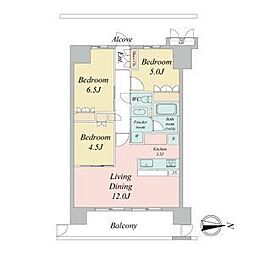 ラフィシア上前津(Rafficia Kamimaezu) 9階2SLDKの間取り