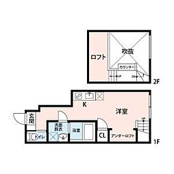 BlancRouge 1Kの間取図画像