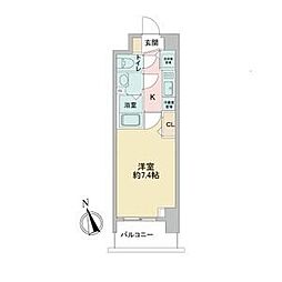 プレサンス上前津グレース 3階1Kの間取り