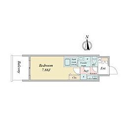 名古屋市中区金山3丁目マンション 1Kの間取図画像