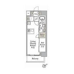 LiveFlat千種WEST 1LDKの間取図画像