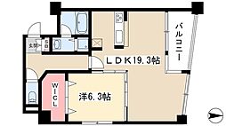 ProceedARATAMABASHI 1LDKの間取図画像