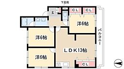 ブラウンハイツ 2階
