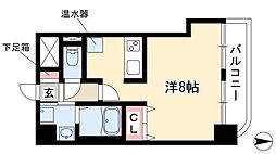WILL鶴舞 ワンルームの間取図画像