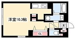 WELLCOURTKANDA ワンルームの間取図画像