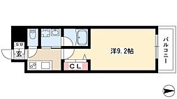 S-FORT名駅南五丁目 1Kの間取図画像