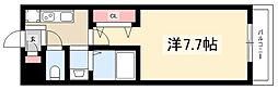 モラリエ西高蔵 1Kの間取図画像