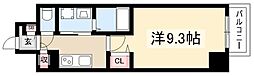 KSmart今池 1Kの間取図画像