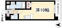 ベレーサ新瑞橋 ワンルームの間取図画像