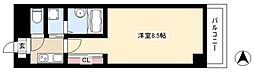 プロビデンス新瑞橋 1Kの間取図画像