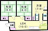 オータニ・サンクレバー3階5.5万円