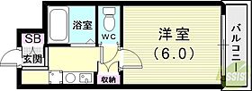 ルックハイツII  ｜ 兵庫県神戸市西区王塚台3丁目（賃貸マンション1K・2階・20.00㎡） その2