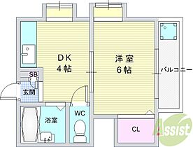 DAIMON東落合II番館  ｜ 兵庫県神戸市須磨区東落合3丁目7-19（賃貸アパート1DK・2階・26.00㎡） その2