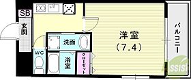 メインステージ須磨  ｜ 兵庫県神戸市須磨区大田町4丁目（賃貸マンション1K・7階・26.08㎡） その2