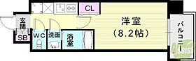 LIVIAZ KOBE SOLEIL  ｜ 兵庫県神戸市兵庫区西出町（賃貸マンション1K・4階・26.33㎡） その2