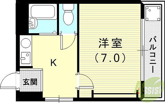 塚本コーポS_間取り_0