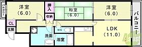 桃山台コート  ｜ 兵庫県神戸市垂水区桃山台5丁目1116-5（賃貸マンション3LDK・1階・66.00㎡） その2