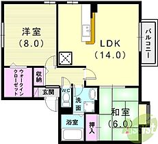 パルティーダC棟  ｜ 兵庫県神戸市西区伊川谷町長坂（賃貸アパート2LDK・1階・65.46㎡） その2