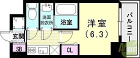 ファステート神戸コンチェール  ｜ 兵庫県神戸市兵庫区西柳原町（賃貸マンション1K・5階・22.74㎡） その2