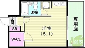 朝日プラザ兵庫駅前通  ｜ 兵庫県神戸市兵庫区駅前通5丁目（賃貸マンション1R・1階・19.35㎡） その2