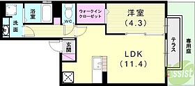 エルスールII  ｜ 兵庫県神戸市西区玉津町西河原312-1（賃貸アパート1LDK・1階・40.87㎡） その2