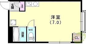 ハイツシャリー  ｜ 兵庫県神戸市長田区五位ノ池町3丁目（賃貸マンション1R・1階・19.69㎡） その2