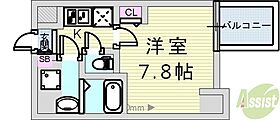 ファステート神戸ティアモ  ｜ 兵庫県神戸市兵庫区三川口町3丁目（賃貸マンション1K・4階・24.88㎡） その2