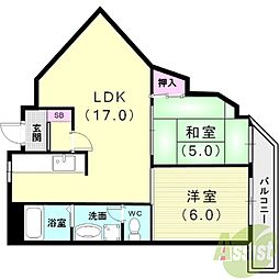 霞ヶ丘駅 7.0万円