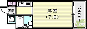 ジョイフル長田  ｜ 兵庫県神戸市長田区蓮宮通3丁目（賃貸マンション1K・2階・18.76㎡） その2