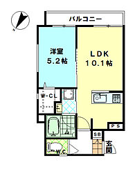 ロワイヤルA 2階/201