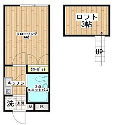 フラワーヒルA 2階/-