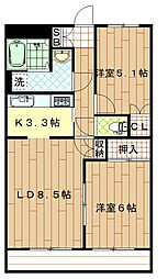 ファミール和光II 2階/-