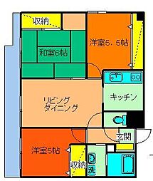 パークヒルズ西台 3LDKの間取図画像
