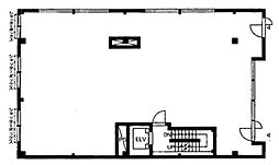 カミデビル ワンルームの間取図画像