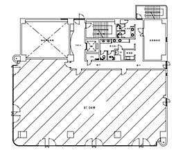 オカバ水戸ビル ワンルームの間取図画像