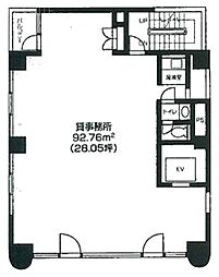 新光第5ビル ワンルームの間取図画像