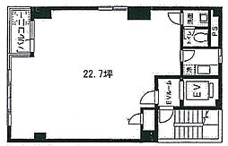 須田ビル ワンルームの間取図画像