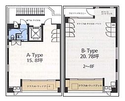道玄坂TRビル ワンルームの間取図画像