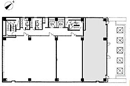 新横浜ステーションビル ワンルームの間取図画像