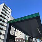 ビル前バス停