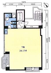 間取図画像 ワンルーム