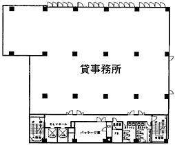 銀座大野ビル ワンルームの間取図画像