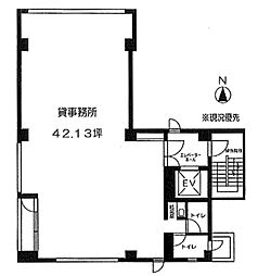 千代田西井ビル ワンルームの間取図画像