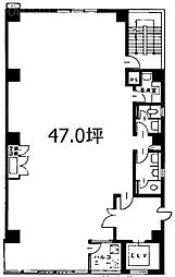 千城ビル ワンルームの間取図画像