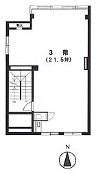 大矢ビル2 ワンルームの間取図画像
